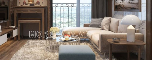 Ghế sofa góc chữ L nỉ