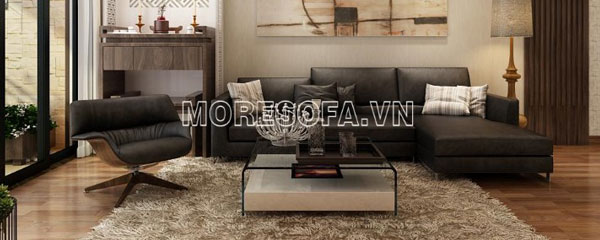 Ghế sofa góc da thật