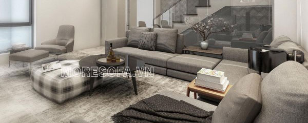Ghế sofa góc đẹp cho phòng khách hiện đại