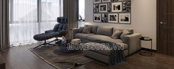 Ghế sofa góc nỉ đẹp, cao cấp