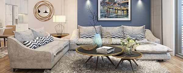 ghế sofa góc nỉ đẹp, cao cấp