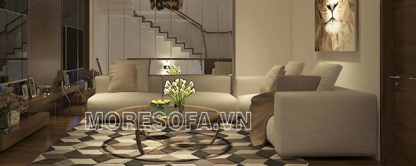 Ghế sofa góc nỉ đẹp