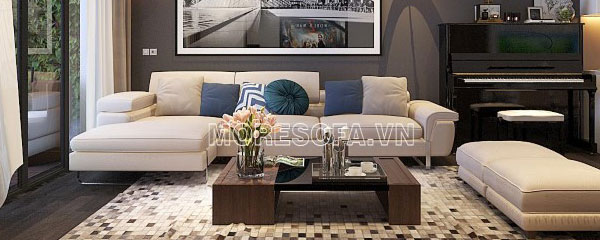 Ghế sofa góc đẹp, sang trọng cho phòng khách nhỏ
