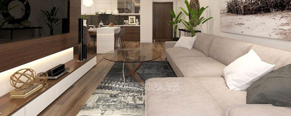 Ghế sofa góc nỉ đẹp