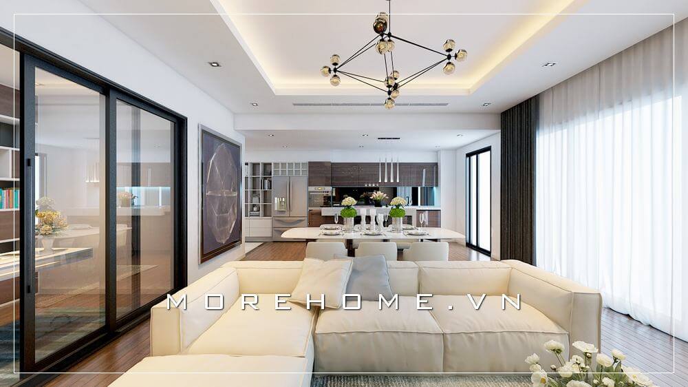 Lựa chọn mẫu sofa màu trắng tinh tế và nổi bật cho không gian phòng khách