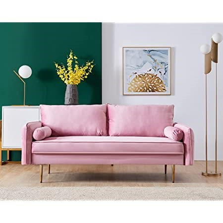 Sofa màu hồng phấn