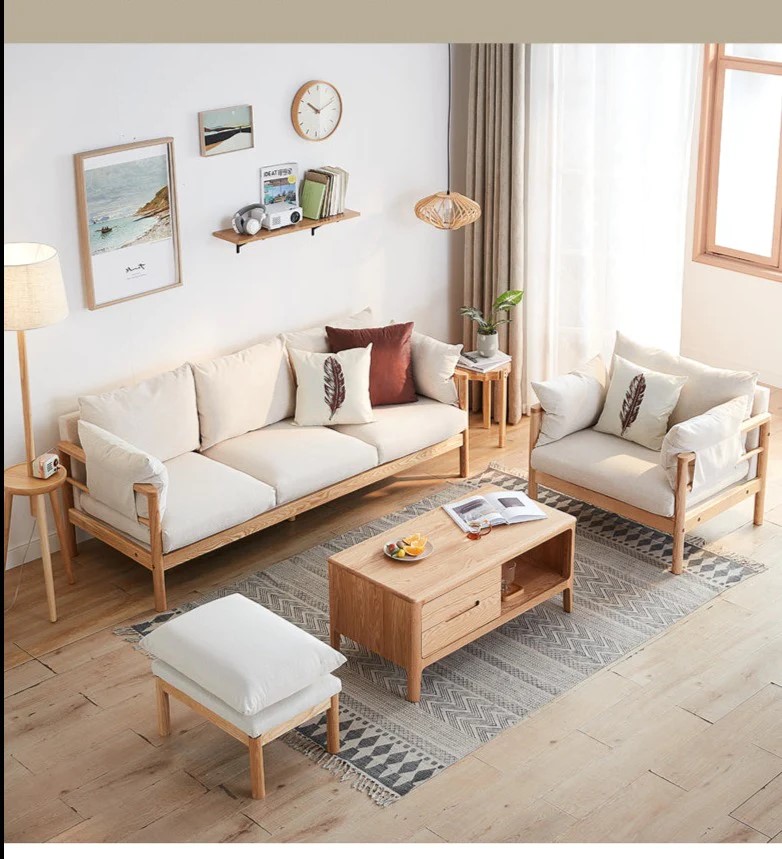 Sofa gỗ Bắc Âu
