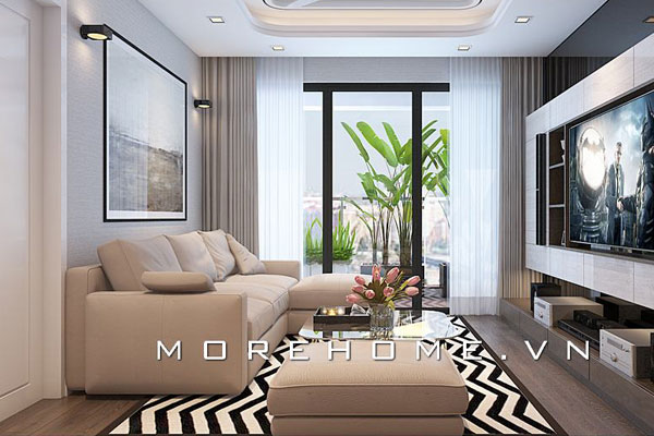 Xu hướng mới cho không gian phòng khách với mẫu sofa góc ấn tượng