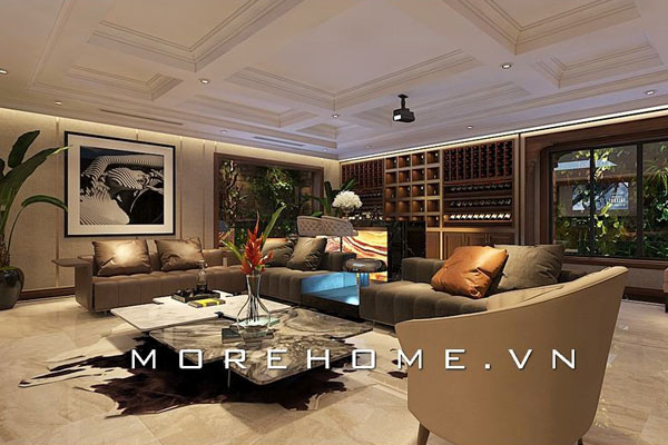 Moresofa chia sẻ mẫu ghế sofa góc phòng khách đẹp được yêu thích 