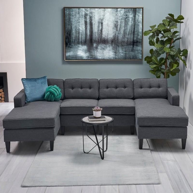 Sofa vải cỏ may